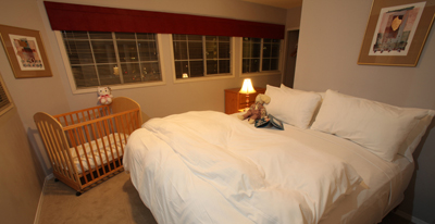 Large Two Bedroom Second Bedroom with King bed