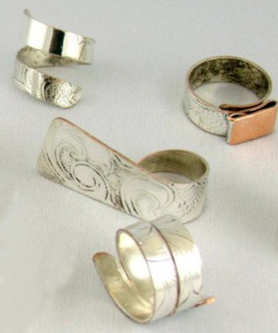 Lynda Car Design, hand made silver smith only available at Make at Granville Island www.makevancouver.com