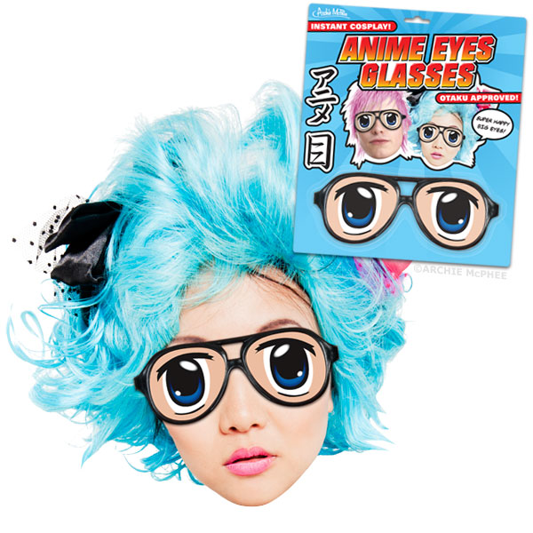 Anime Eye Glasses at Make at Granville island, www.makevancouver.com Vancouver BC