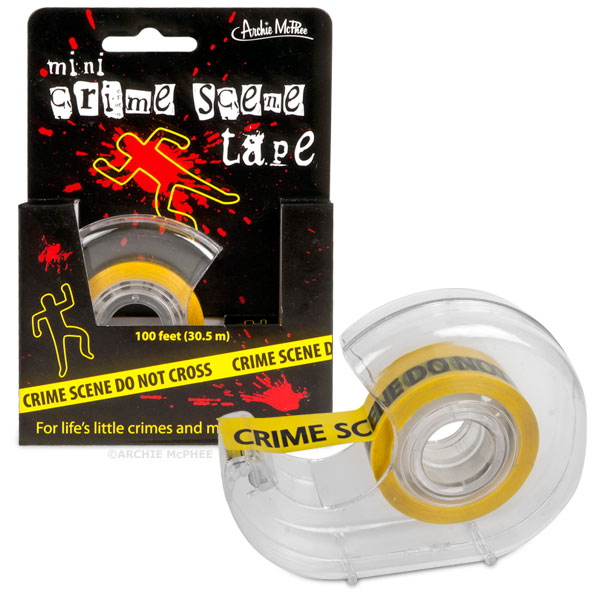 Crime Scene tape at Make at Granville island, www.makevancouver.com Vancouver BC