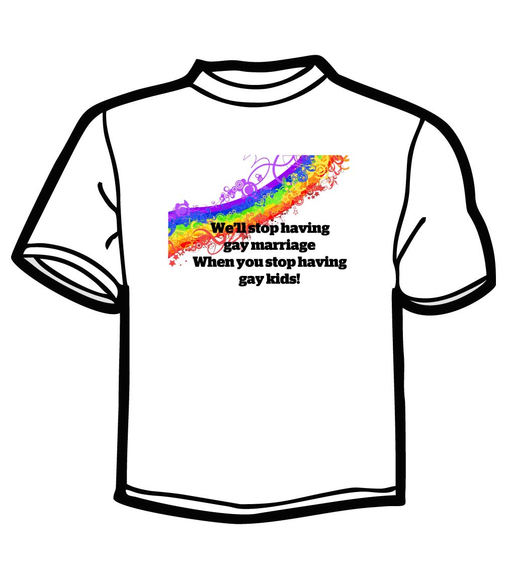 Vancouver Pride 2012 T-shirts Digitally printed at makevancouver.com