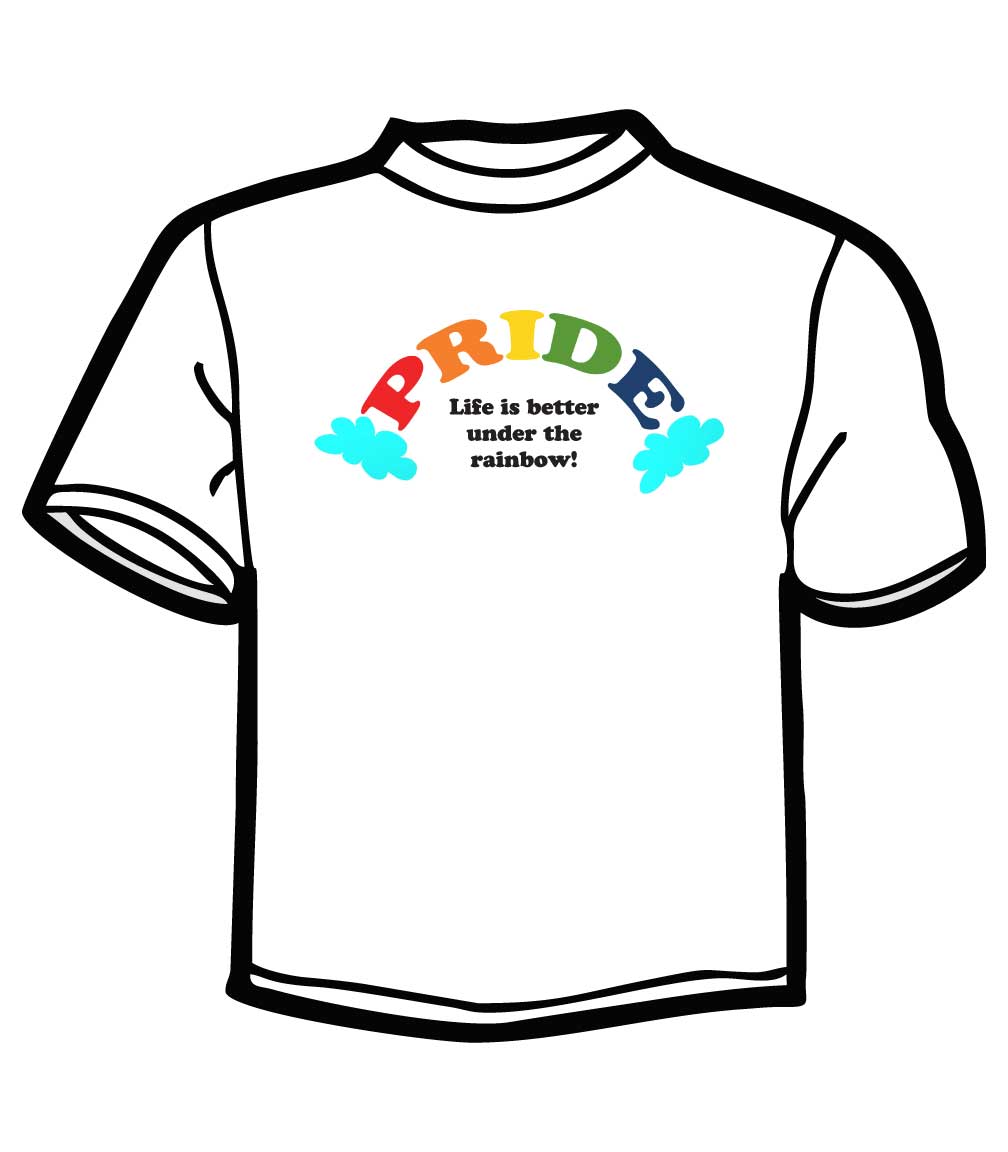 Vancouver Pride 2012 T-shirts Digitally printed at makevancouver.com